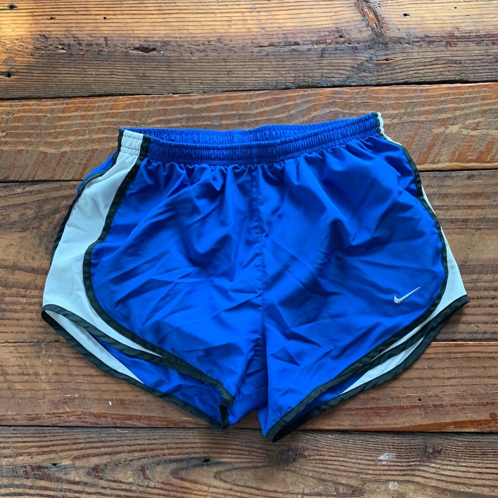 Blue nike shorts